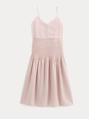 Everlane Pleated Slip Dress in Butterlite